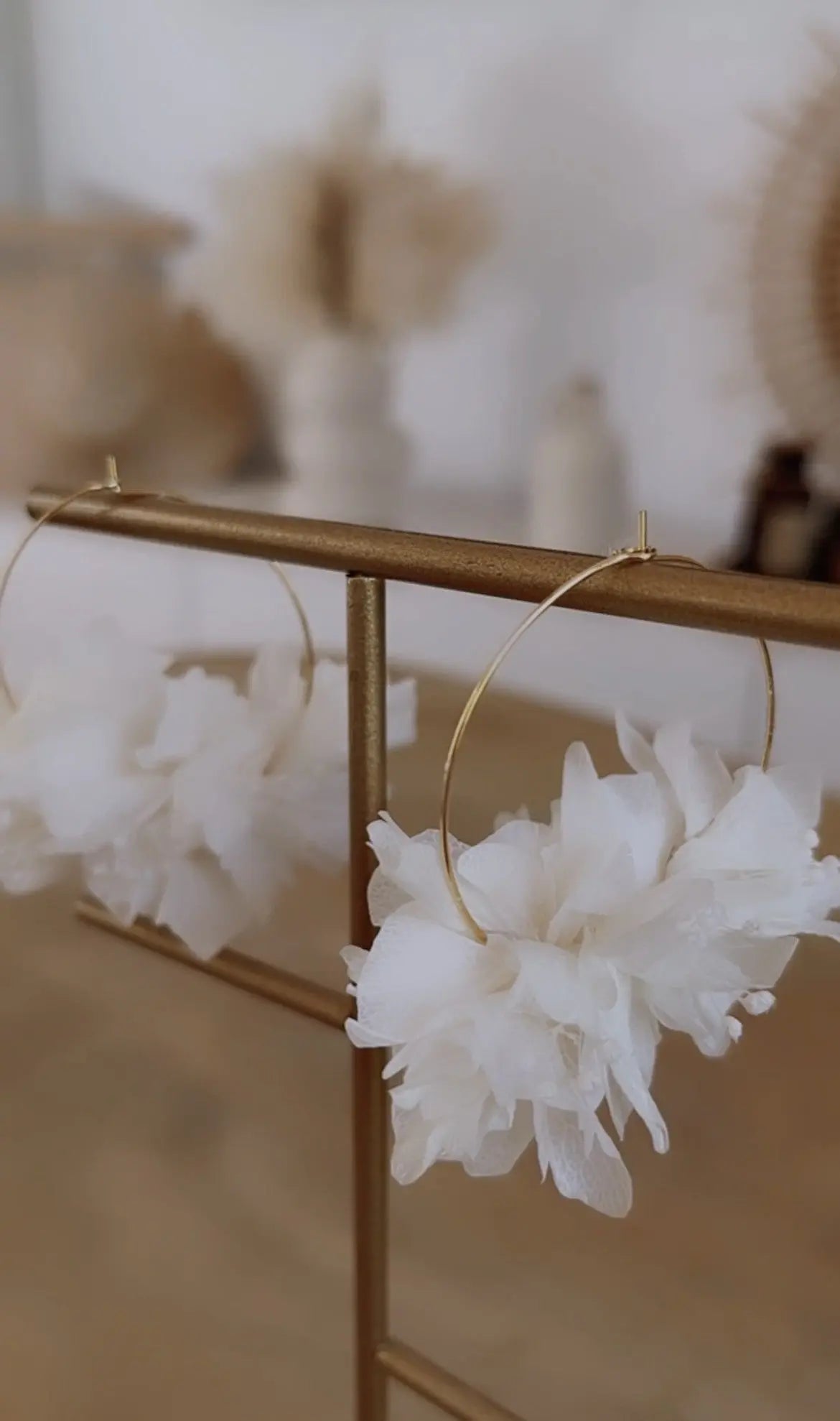 Boucles d'oreilles Pureté Maison Bohemia Bloom