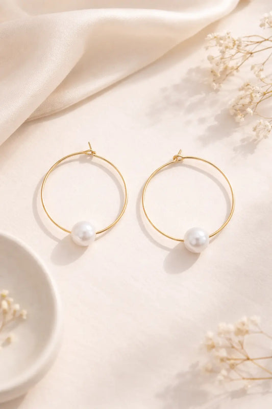 Boucles d’oreilles Perles d’eau Maison Bohemia Bloom