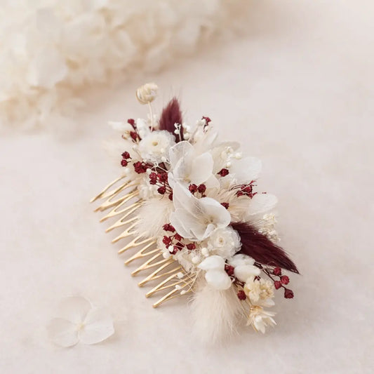 Peigne Bordeaux - Maison Bohemia Bloom