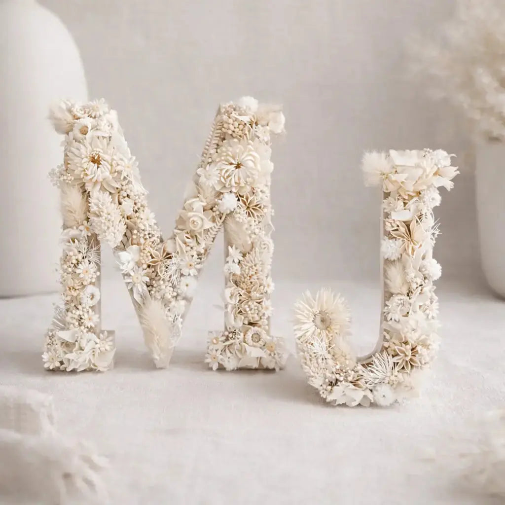 Lettres fleuries - Maison Bohemia Bloom