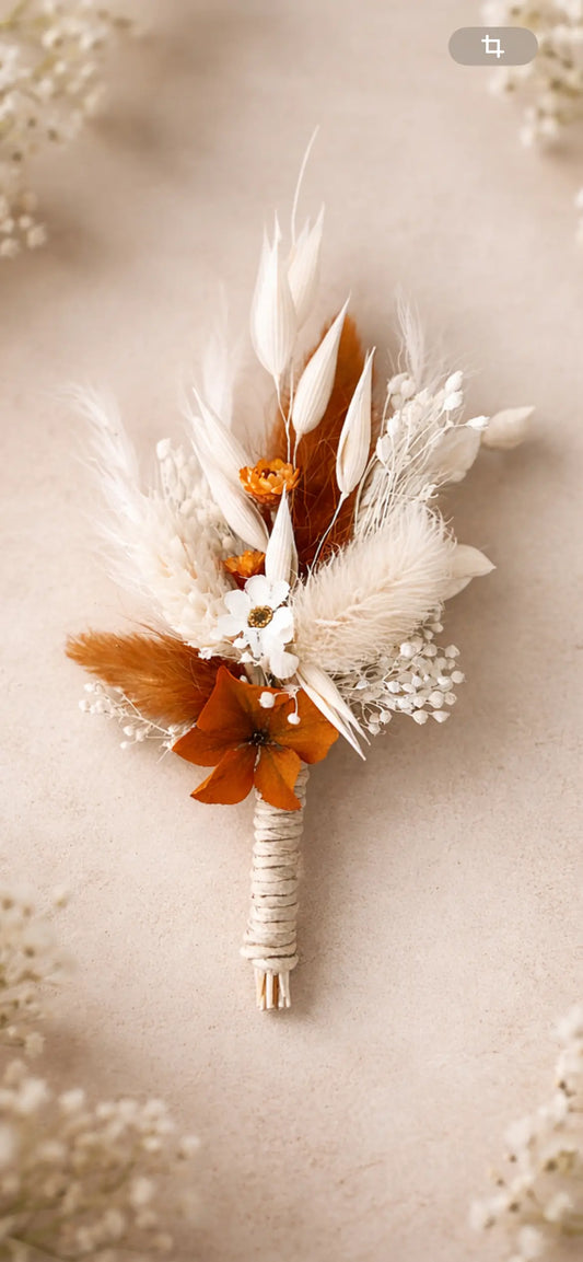 Boutonnière Terracotta Maison Bohemia Bloom