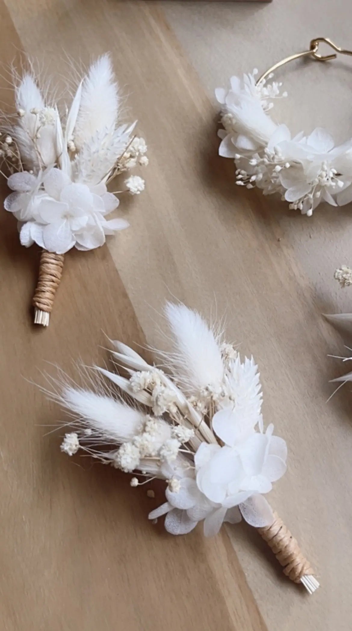 Boutonnière Nacre Maison Bohemia Bloom