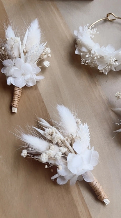 Boutonnière Nacre Maison Bohemia Bloom