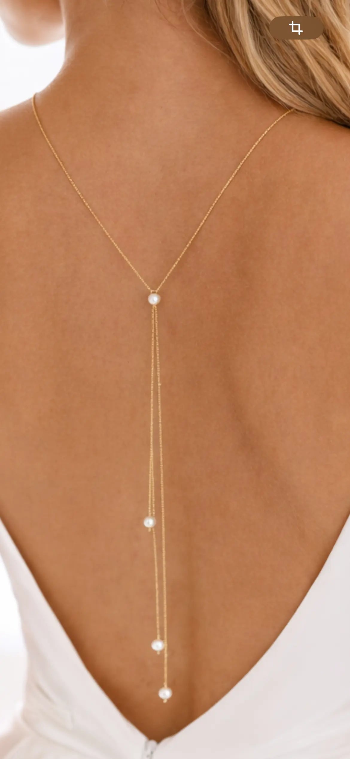 Collier de dos Nacre Maison Bohemia Bloom