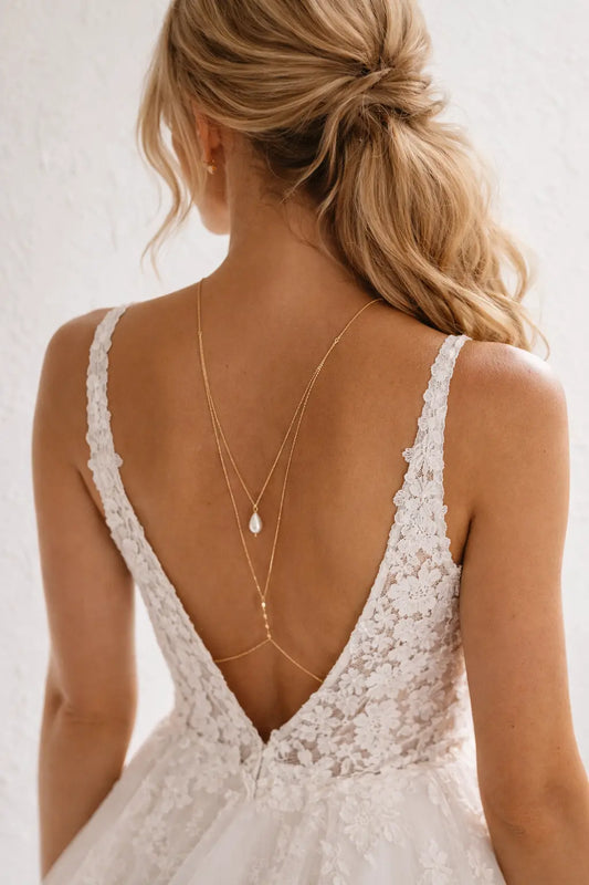 Collier de dos Perle d'eau Maison Bohemia Bloom